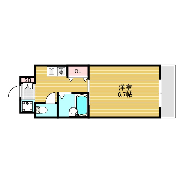 エクセレント上新11の間取り