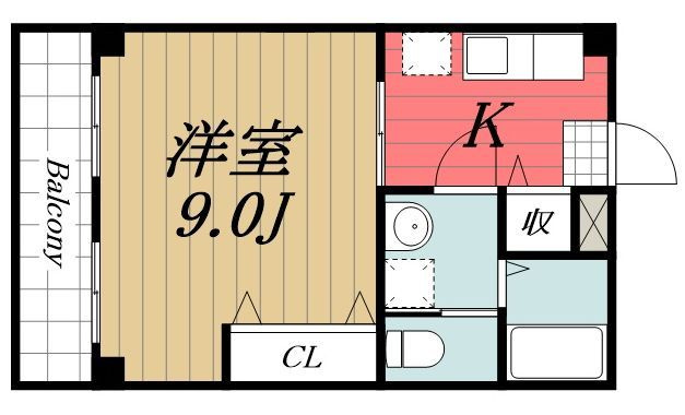 【間取り】 | ベイサイドヒルズK