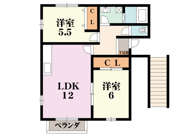 【間取り】 | OrientCity貝塚　B棟