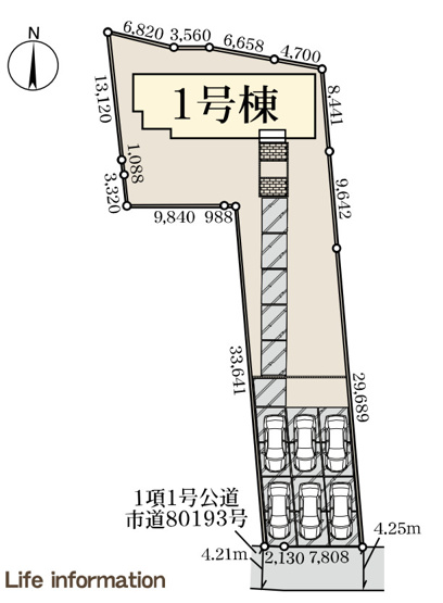 【区画図】 | 熊谷市久下第9　LiveleGarden.s　新築戸建　全1棟　1号棟