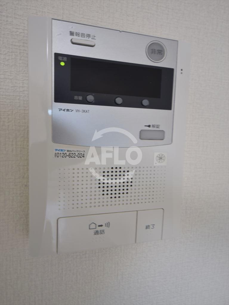 オフィスポート本町ＷＥＳＴのセキュリティ|スペース西本町　モニター付きインターフォン