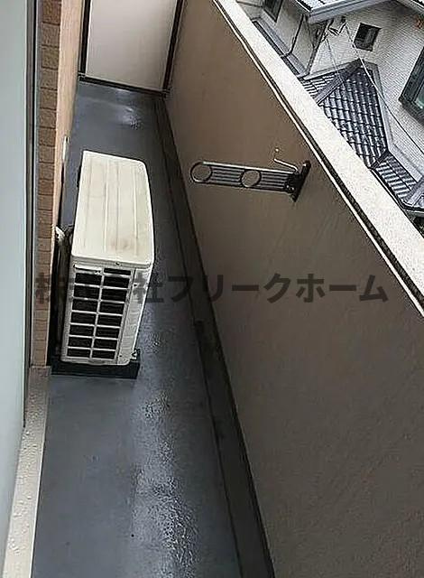 世田谷区代田２丁目の賃貸マンションのバルコニー