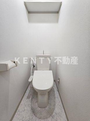 【トイレ】 | クレストヒルズ久が原駅前 | 落ち着いたトイレです