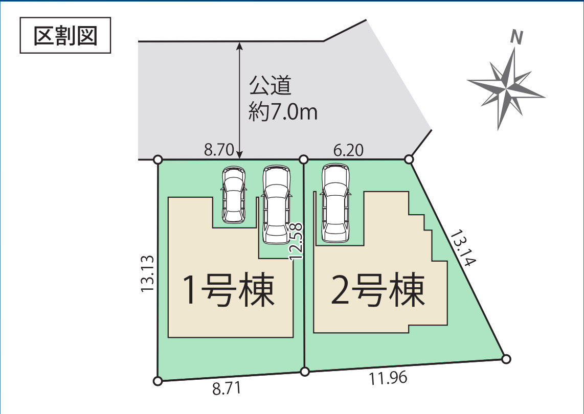 TIARA 川越市日東町の区画図