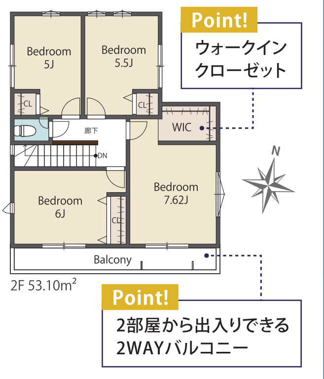 TIARA 川越市日東町の間取り