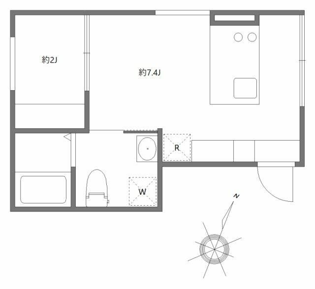 アピチェ南千住Ｂ棟の間取り