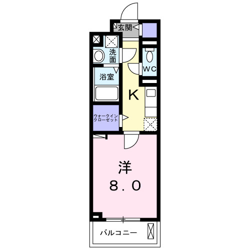 スプレッド与野の間取り
