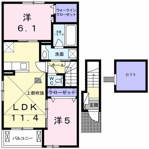 フリージアの間取り