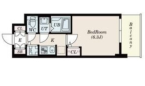 S-RESIDENCE江坂Eminenceの間取り