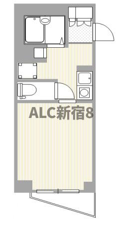 セザール中野の間取り
