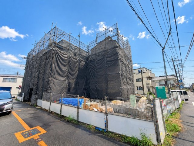 【外観】 | 和光市下新倉3丁目　新築分譲住宅　全5棟（成増店） | 土地形状をうまく有効活用した3LDK