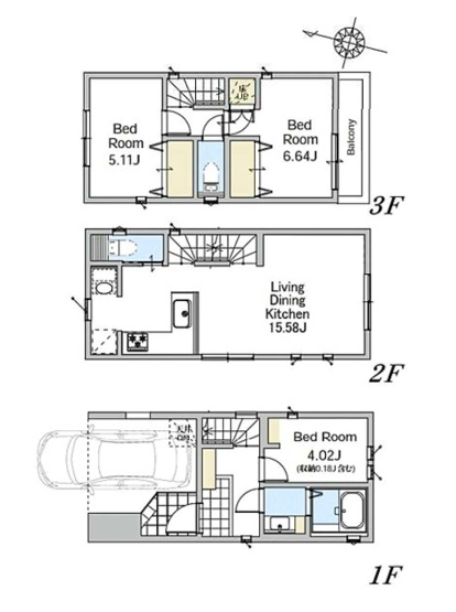 【間取り】 | 和光市下新倉3丁目　新築分譲住宅　全5棟（成増店） | ※図面と現況が異なる場合は現況優先となります。