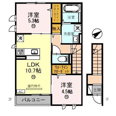 グレイスコーポⅤの間取り