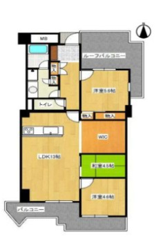 エステム堺・萩原天神の間取り