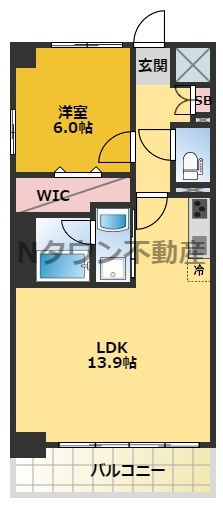 【間取り】 | スプリームヒルズ鶴舞 | 間取りです。