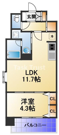 【間取り】 | LA GRACE FUKUSHIMAⅡ