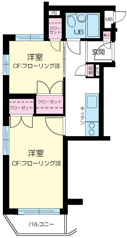 ワコーレ蒲田Ⅰの間取り|間取り　