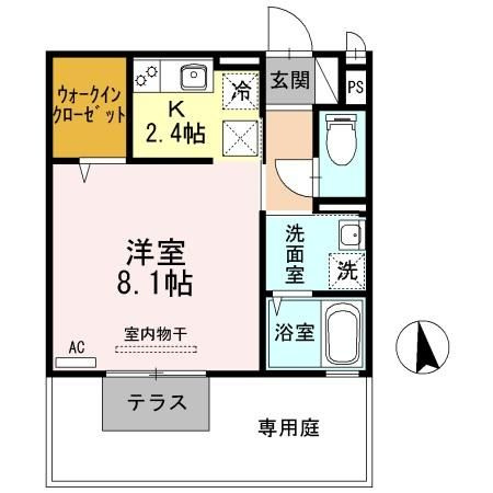 キャトルセゾン瀬田西の間取り