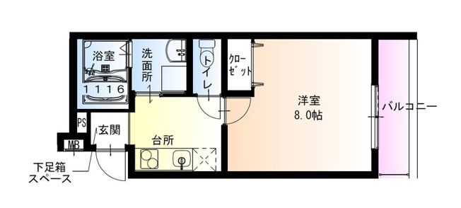 【間取り】 | フジパレス豊里中央公園南Ⅱ番館