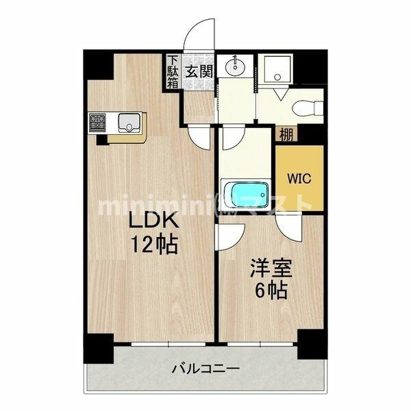 ルラーシェ難波の間取り