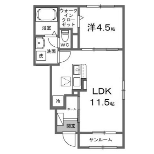 【間取り】 | ヒカルサ熊谷肥塚Ⅱ