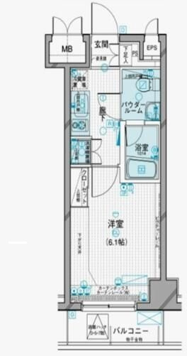 メインステージ錦糸町 の間取り|間取りです。