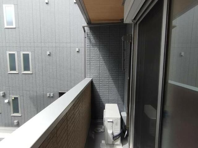 エクセリア大崎のバルコニー