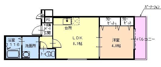 【間取り】 | フジパレス深江橋Ⅴ番館