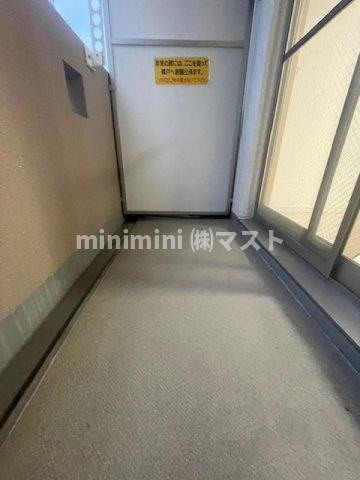 ソルレヴェンテ梅田のバルコニー