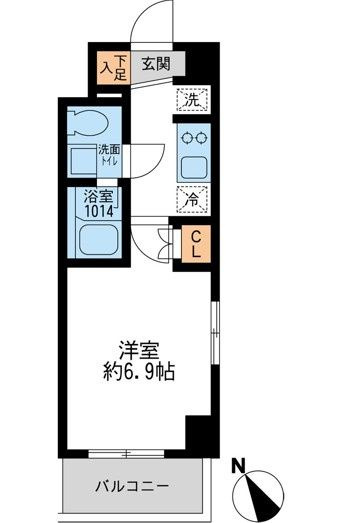 アーデン門前仲町の間取り