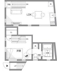 【間取り】 | シモキタハウス | 間取りです。
