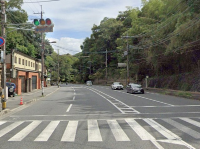 【前面道路含む現地写真】 | 山科区日ノ岡一切経谷町　売地