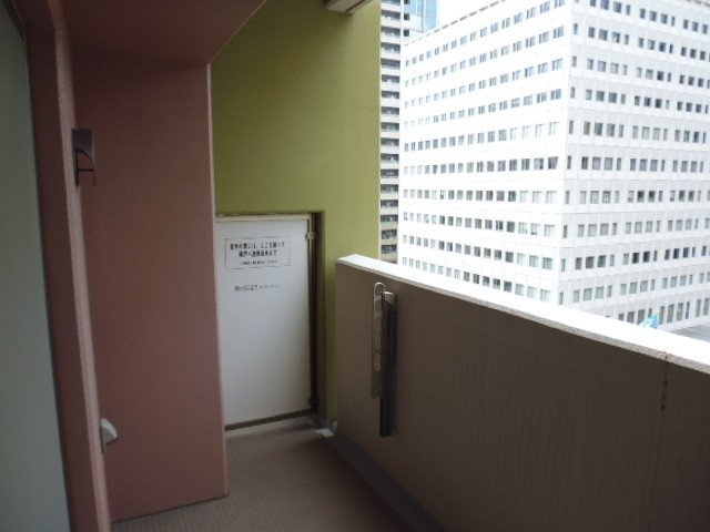 神戸元町山手ヴィアージュのバルコニー