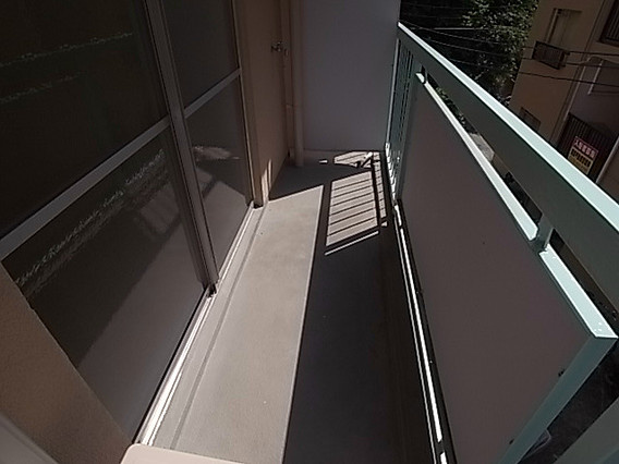 マンションカザミドリのバルコニー