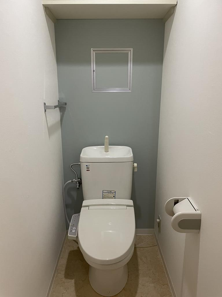 芦屋市浜町の賃貸マンションのトイレ