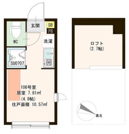 【間取り】 | ハーモニーテラス小竹向原Ⅱ