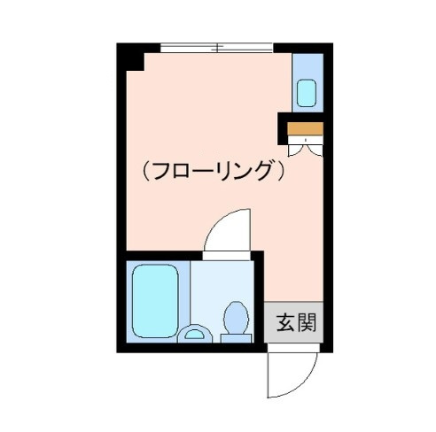 高山ビルの間取り|間取りです。