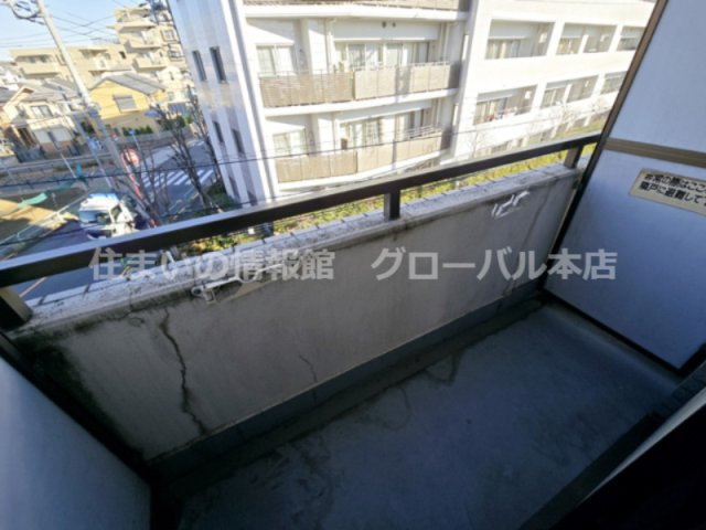 パレドール都立家政のバルコニー|広々としたバルコニーです