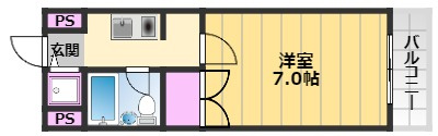 【間取り】 | グレースパレMAEDA