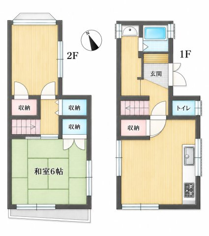 【間取り】 | 高木2丁目 中古戸建