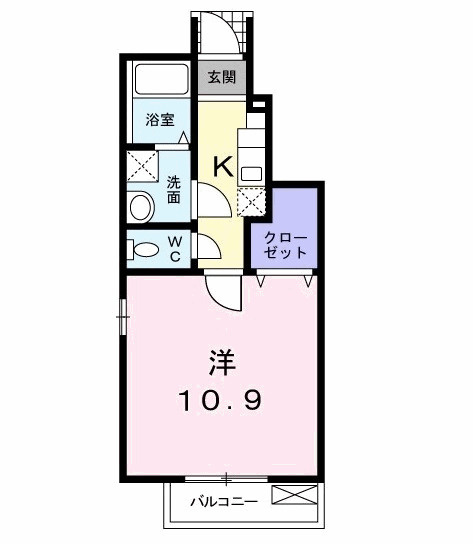 サニ－フラットの間取り