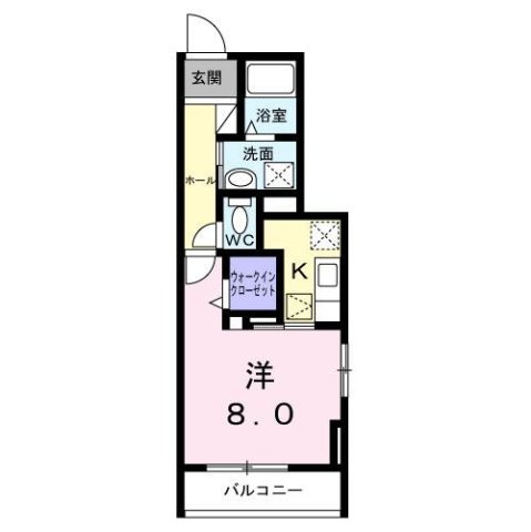 フレーズ　ブランシェの間取り