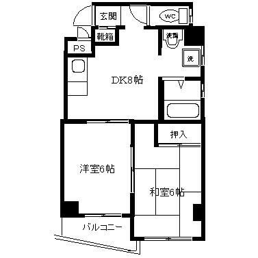 第２暁ビルの間取り