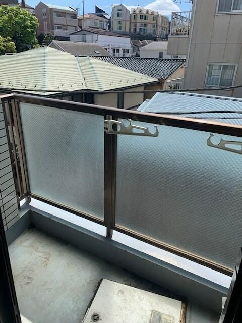 第２暁ビルのバルコニー