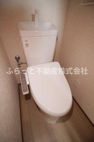 アーバンハイツⅠのトイレ|シンプルで使いやすいトイレです