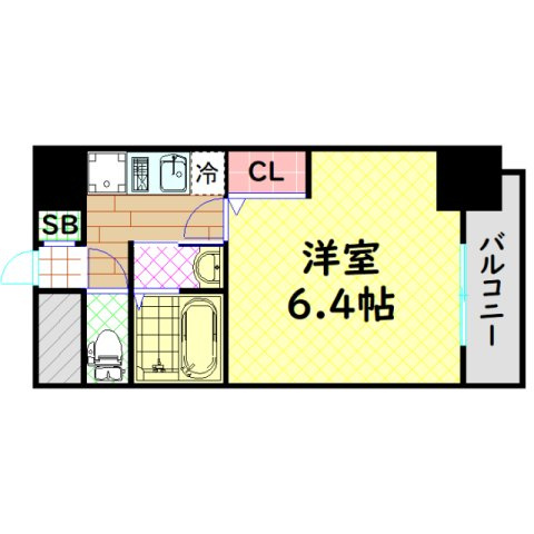 【間取り】 | グランパシフィック大国町