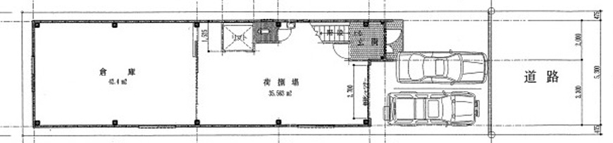 矢田３丁目藤井倉庫の間取り