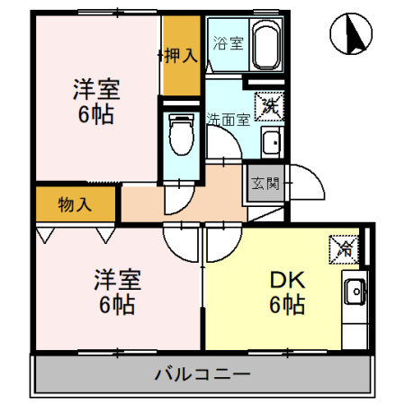 サニーコートの間取り
