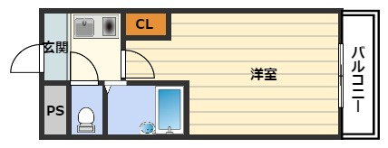 サンロイヤル長柄の間取り