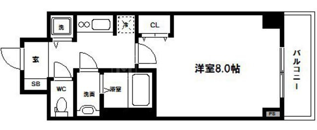 スワンズシティ天満橋の間取り